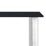 vidaXL Raft de bucătărie, negru, 45x16x26 cm, sticlă securizată vidaXL Raft de bucătărie, negru, 45x16x26 cm, sticlă securizată