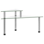 vidaXL Raft de bucătărie transparent, 49,5x35x19 cm, sticlă securizată vidaXL Raft de bucătărie transparent, 49,5x35x19 cm, sticlă securizată
