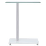 vidaXL Masă laterală formă U transparent 45x30x58 cm sticlă securizată vidaXL Masă laterală formă U transparent 45x30x58 cm sticlă securizată