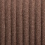vidaXL Scaune de bucătărie, 2 buc., maro, material textil