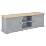 vidaXL Comodă TV, gri, 120 x 30 x 40 cm, lemn vidaXL Comodă TV, gri, 120 x 30 x 40 cm, lemn