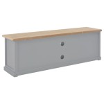 vidaXL Comodă TV, gri, 120 x 30 x 40 cm, lemn vidaXL Comodă TV, gri, 120 x 30 x 40 cm, lemn