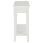 vidaXL Masă consolă, alb, 110 x 35 x 80 cm, lemn vidaXL Masă consolă, alb, 110 x 35 x 80 cm, lemn