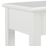 vidaXL Masă consolă, alb, 110 x 35 x 80 cm, lemn vidaXL Masă consolă, alb, 110 x 35 x 80 cm, lemn
