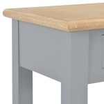 vidaXL Masă consolă, gri, 110 x 35 x 80 cm, lemn