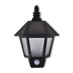 Lampă solară de perete cu senzor de mișcare, 2 buc. Lampă solară de perete cu senzor de mișcare, 2 buc.