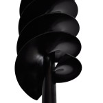Burghiu de sol cu mâner 100 mm cu tub prelungitor 5 m oțel Burghiu de sol cu mâner 100 mm cu tub prelungitor 5 m oțel