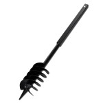 Burghiu de sol cu mâner 120 mm cu tub prelungitor 5 m oțel Burghiu de sol cu mâner 120 mm cu tub prelungitor 5 m oțel