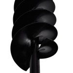 Burghiu de sol cu mâner 120 mm cu tub prelungitor 13 m, oțel Burghiu de sol cu mâner 120 mm cu tub prelungitor 13 m, oțel