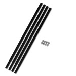 Burghiu de sol cu mâner 180 mm cu tub prelungitor 5 m, oțel Burghiu de sol cu mâner 180 mm cu tub prelungitor 5 m, oțel