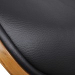 vidaXL Scaune de sufragerie, 6 buc., lemn curbat și piele ecologică