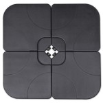 vidaXL Umbrelă de soare de grădină din aluminiu, bază portabilă, verde vidaXL Umbrelă de soare de grădină din aluminiu, bază portabilă, verde