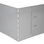 vidaXL Set gard gazon plăci flexibile 20 buc. 100x14 cm oțel zincat