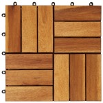 Set dale din lemn de acacia, 30 x 30 cm, 20 buc. Set dale din lemn de acacia, 30 x 30 cm, 20 buc.