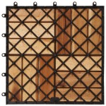 Set dale din lemn de acacia, 30 x 30 cm, 20 buc. Set dale din lemn de acacia, 30 x 30 cm, 20 buc.