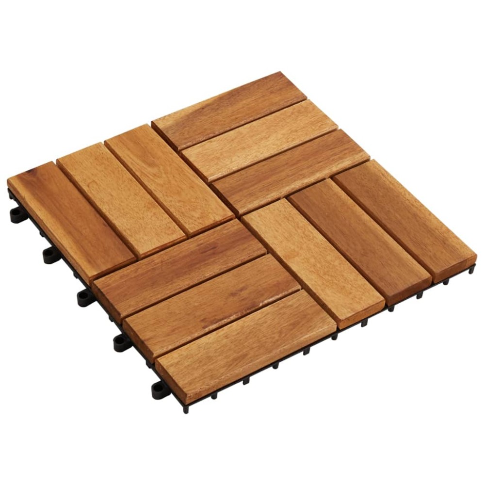 Set dale din lemn de salcâm 30 x 30 cm, 30 buc.