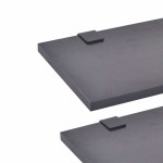 vidaXL Set de mobilier de baie cu 7 piese și chiuvete incluse, negru vidaXL Set de mobilier de baie cu 7 piese și chiuvete incluse, negru