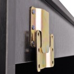 vidaXL Set mobilier baie format din 8 piese cu chiuvete incluse, Negru vidaXL Set mobilier baie format din 8 piese cu chiuvete incluse, Negru