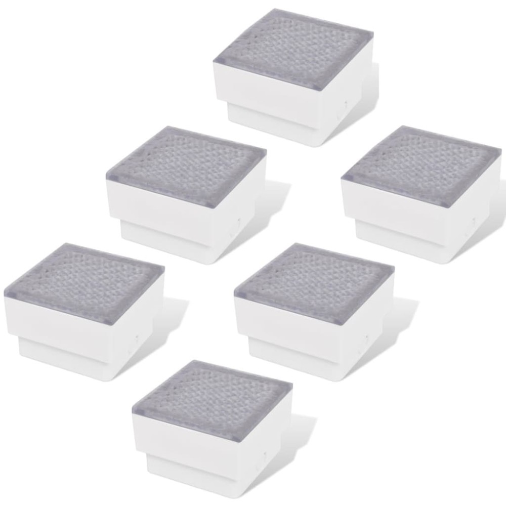 vidaXL Lumini cu LED-uri încastrate 6 buc., 100x100x68 mm (3x41715)