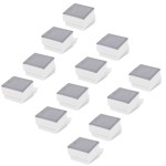 vidaXL Lumini cu LED-uri încastrate 6 buc 100x100x68 mm (3x41715)