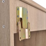 vidaXL Set mobilier baie, 4 piese, bej, cu chiuvetă și robinet