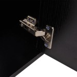 vidaXL Set mobilier baie 11 piese, chiuvete și robinete incluse, negru vidaXL Set mobilier baie 11 piese, chiuvete și robinete incluse, negru