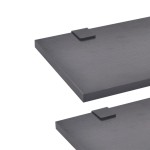 vidaXL Set mobilier baie 11 piese, chiuvete și robinete incluse, negru vidaXL Set mobilier baie 11 piese, chiuvete și robinete incluse, negru
