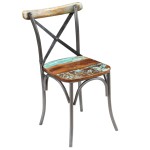 vidaXL Scaune de bucătărie, 6 buc., lemn masiv reciclat vidaXL Scaune de bucătărie, 6 buc., lemn masiv reciclat