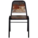 vidaXL Scaune de bucătărie, 6 buc., lemn masiv reciclat vidaXL Scaune de bucătărie, 6 buc., lemn masiv reciclat