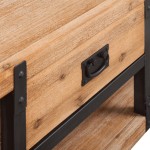 vidaXL Set mobilier de sufragerie, 3 piese, lemn masiv de acacia vidaXL Set mobilier de sufragerie, 3 piese, lemn masiv de acacia