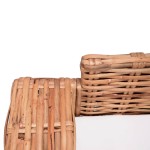 vidaXL Set canapea din ratan natural, 15 piese vidaXL Set canapea din ratan natural, 15 piese