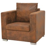 vidaXL Set canapea, 2 piese, imitație piele întoarsă vidaXL Set canapea, 2 piese, imitație piele întoarsă