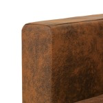 vidaXL Set canapea, 2 piese, imitație piele întoarsă vidaXL Set canapea, 2 piese, imitație piele întoarsă