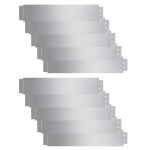 vidaXL Gard de gazon, 10 buc., 100 x 20 cm, oțel galvanizat vidaXL Gard de gazon, 10 buc., 100 x 20 cm, oțel galvanizat