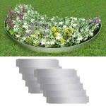 vidaXL Gard de gazon, 10 buc., 100 x 20 cm, oțel galvanizat vidaXL Gard de gazon, 10 buc., 100 x 20 cm, oțel galvanizat