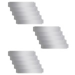 vidaXL Gard de gazon, 15 buc., 100 x 20 cm, oțel galvanizat vidaXL Gard de gazon, 15 buc., 100 x 20 cm, oțel galvanizat