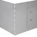 vidaXL Gard de gazon, 15 buc., 100 x 20 cm, oțel galvanizat vidaXL Gard de gazon, 15 buc., 100 x 20 cm, oțel galvanizat