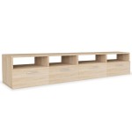 vidaXL Comode TV 2 buc, PAL, 95x35x36 cm, culoarea stejarului
