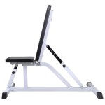 vidaXL Bancă de antrenament cu set de haltere și gantere, 60,5 kg vidaXL Bancă de antrenament cu set de haltere și gantere, 60,5 kg