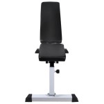 vidaXL Bancă de antrenament cu set de haltere și gantere, 60,5 kg vidaXL Bancă de antrenament cu set de haltere și gantere, 60,5 kg