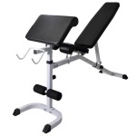 vidaXL Bancă antrenament rastel greutăți, set haltere/gantere, 60,5kg vidaXL Bancă antrenament rastel greutăți, set haltere/gantere, 60,5kg