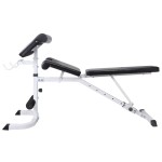 vidaXL Bancă antrenament rastel greutăți, set haltere/gantere, 60,5kg vidaXL Bancă antrenament rastel greutăți, set haltere/gantere, 60,5kg