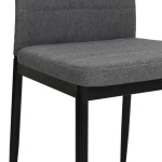 vidaXL Scaune de sufragerie, 6 buc., gri deschis, material textil