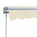 vidaXL Copertină reglabilă acționată manual, 300 cm, crem vidaXL Copertină reglabilă acționată manual, 300 cm, crem
