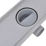 vidaXL Rigolă liniară duș, 2 buc, 530 x 140 mm, oțel inoxidabil vidaXL Rigolă liniară duș, 2 buc, 530 x 140 mm, oțel inoxidabil