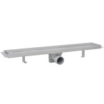 vidaXL Rigolă liniară de duș 2 buc., 630 x 140 mm, oțel inoxidabil vidaXL Rigolă liniară de duș 2 buc., 630 x 140 mm, oțel inoxidabil