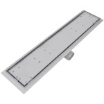 vidaXL Rigolă liniară de duș 2 buc., 630 x 140 mm, oțel inoxidabil vidaXL Rigolă liniară de duș 2 buc., 630 x 140 mm, oțel inoxidabil