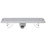 vidaXL Rigolă liniară de duș 2 buc. 630x140 mm, oțel inoxidabil, bule vidaXL Rigolă liniară de duș 2 buc. 630x140 mm, oțel inoxidabil, bule