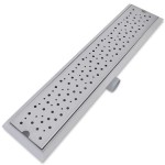 vidaXL Rigolă liniară de duș 2 buc. 630x140 mm, oțel inoxidabil, bule vidaXL Rigolă liniară de duș 2 buc. 630x140 mm, oțel inoxidabil, bule