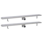 vidaXL Rigolă duș liniară, 2 buc., 1030x140 mm, oțel inoxidabil, bule vidaXL Rigolă duș liniară, 2 buc., 1030x140 mm, oțel inoxidabil, bule